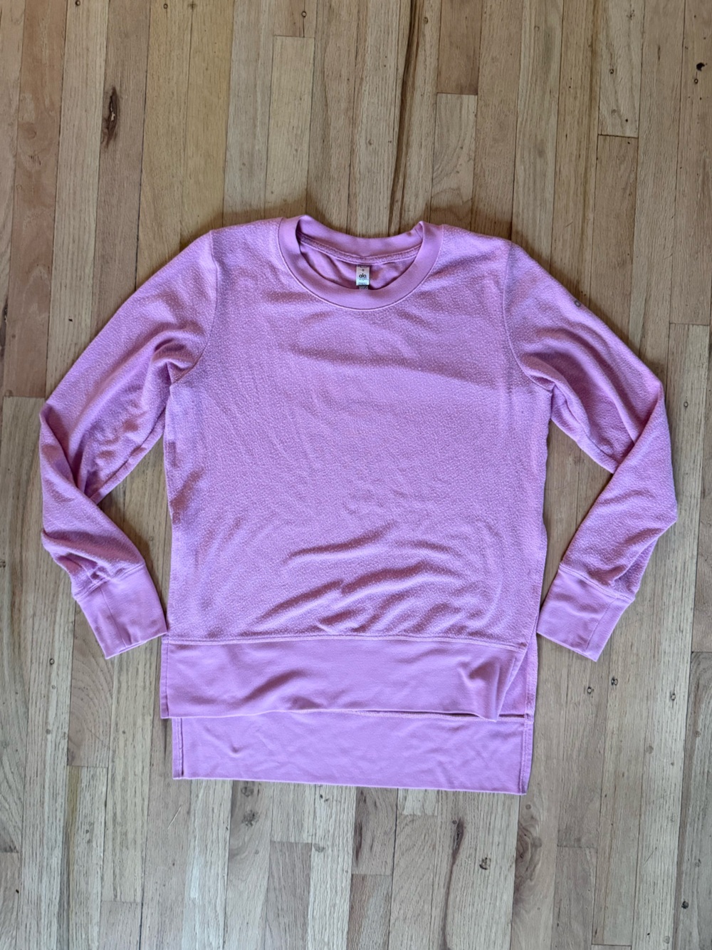 ALO Yoga Pink Crewneck Sweatshirt